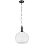 6_Lark Rivi Interior Medium Pendant 13" Black more views
