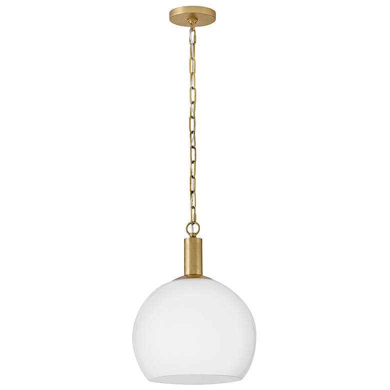 Image 6 Lark Rivi Interior Medium Pendant 13" Lacquered Brass more views