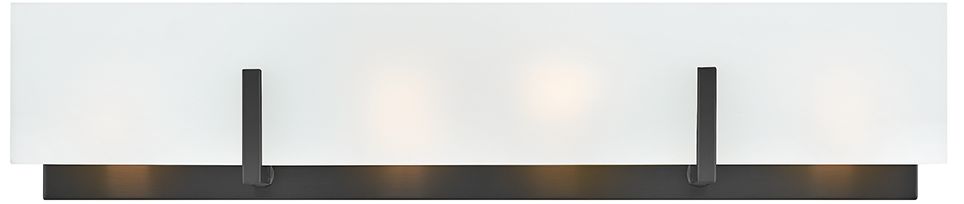 Lark Roman Medium Four Light Vanity 25" Black