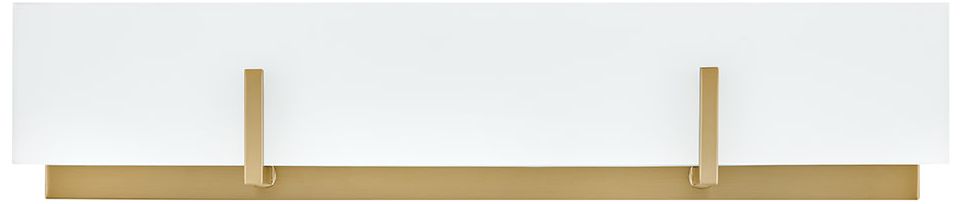 Image 2 Lark Roman Medium Four Light Vanity 25"  Lacquered Brass more views