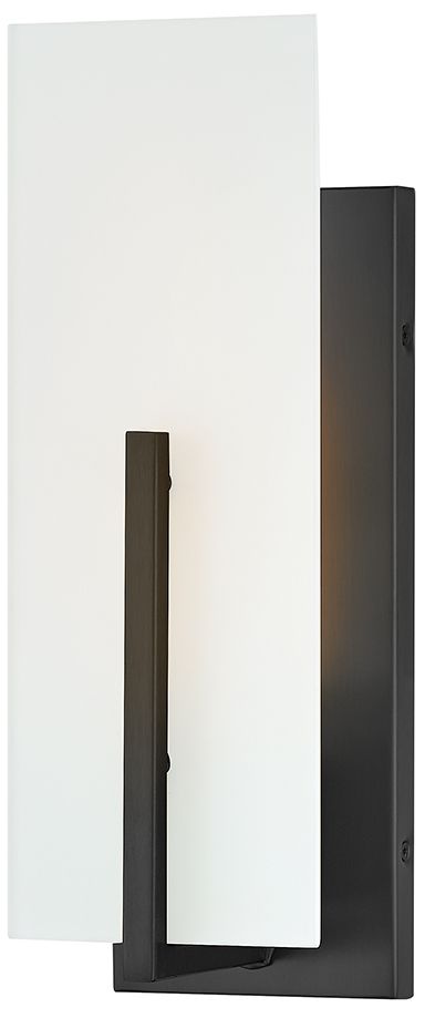 Lark Roman Medium Single Light Sconce 14" Black