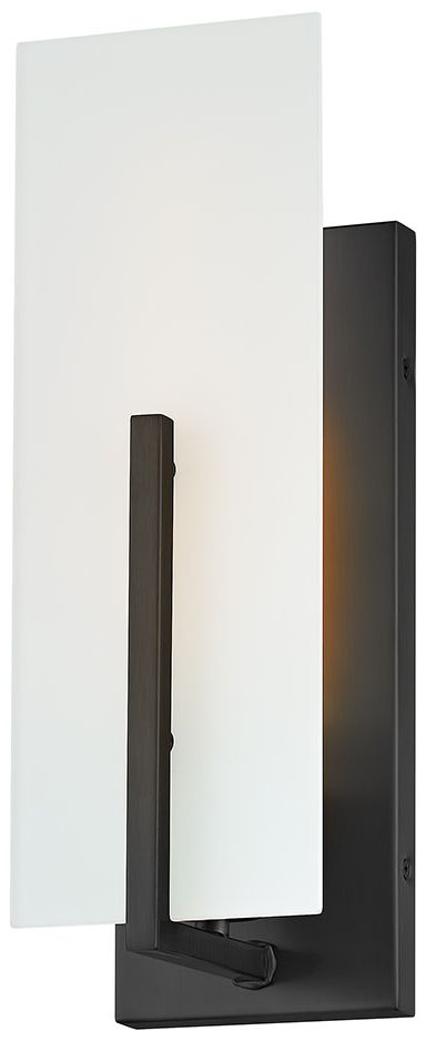 Image 6 Lark Roman Medium Single Light Sconce 14" Black more views