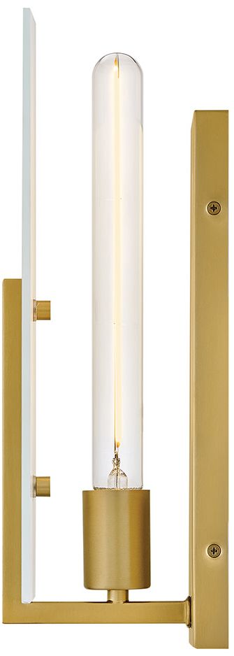 Image 5 Lark Roman Medium Single Light Sconce 14" Lacquered Brass more views