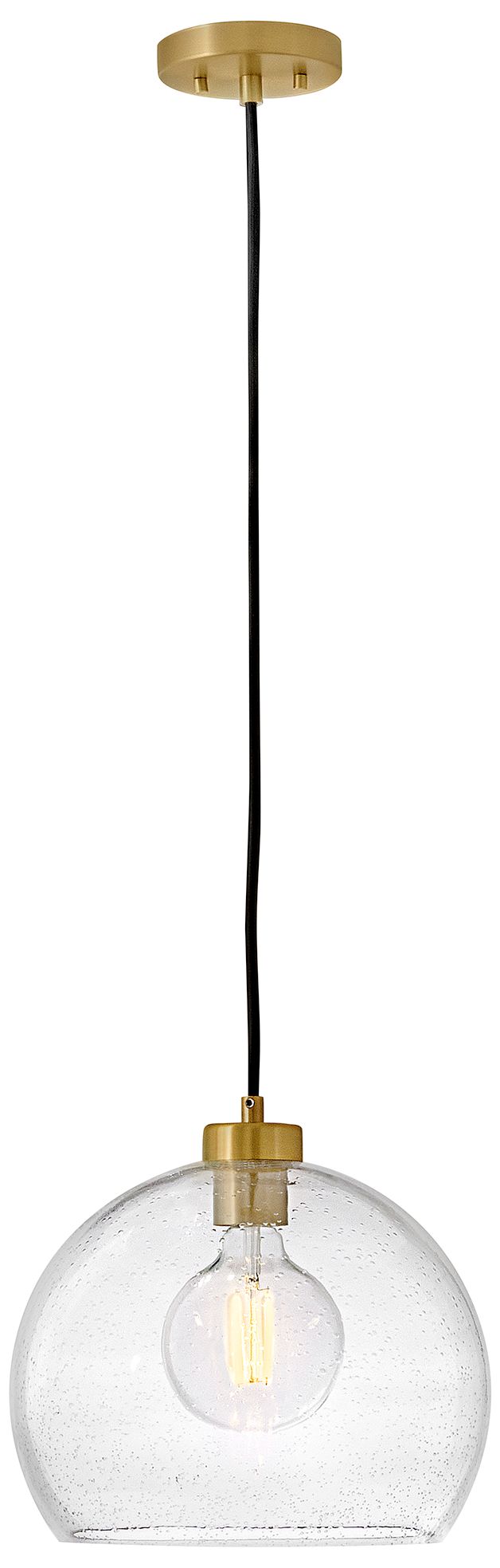 Lark Rumi Medium Pendant 13" Lacquered Brass