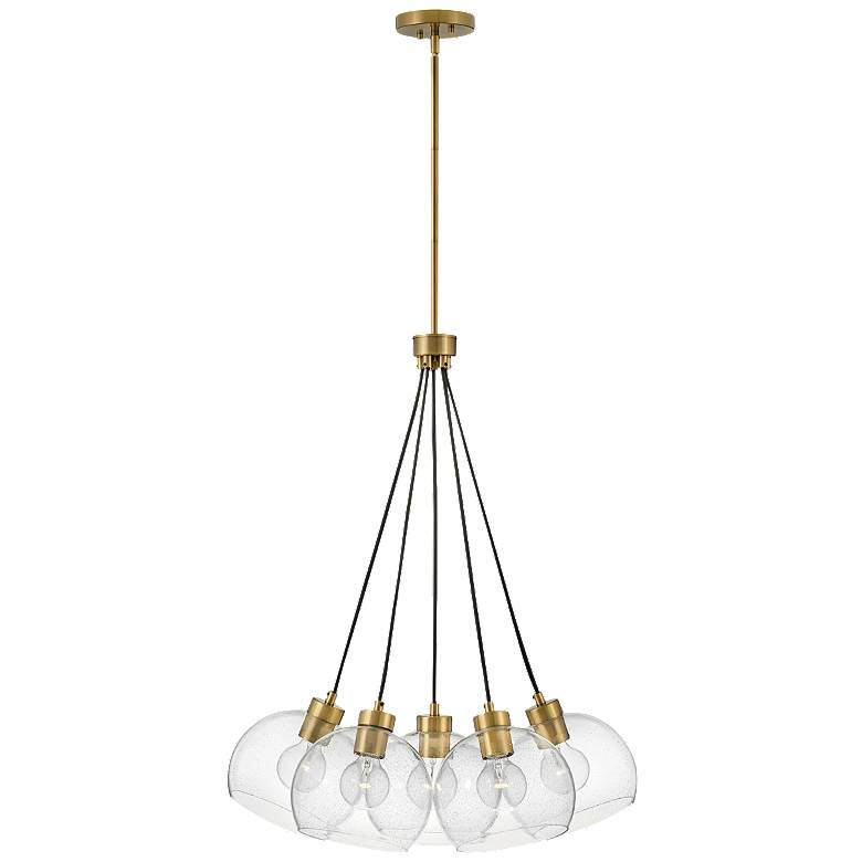Image 1 Lark-Rumi Pendant-Five Light Pendant-Lacquered Brass