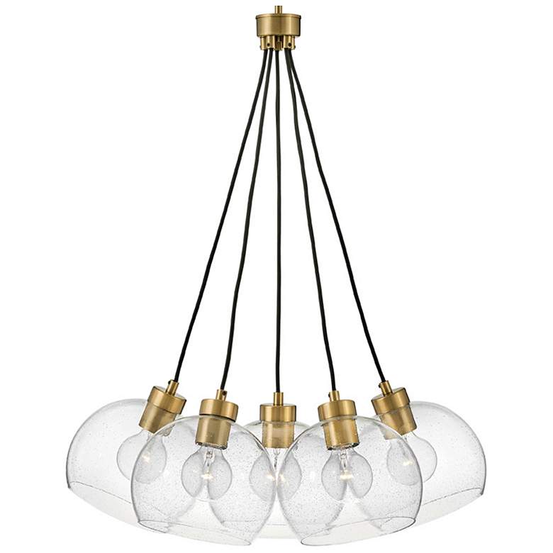 Image 4 Lark-Rumi Pendant-Five Light Pendant-Lacquered Brass more views