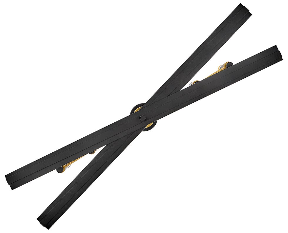 Image 6 Lark Sammi Interior Large Six Light Linear Chandelier 40" Black more views