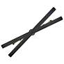 6_Lark Sammi Interior Large Six Light Linear Chandelier 40" Black more views