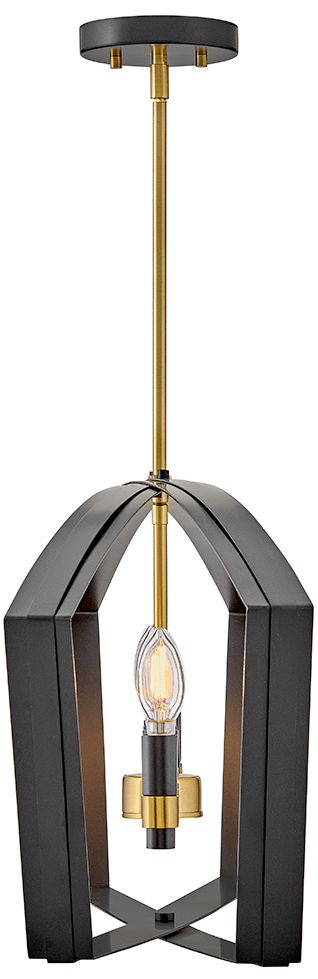 Image 7 Lark Sammi Interior Large Six Light Linear Chandelier 40" Black more views