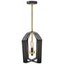 7_Lark Sammi Interior Large Six Light Linear Chandelier 40" Black more views