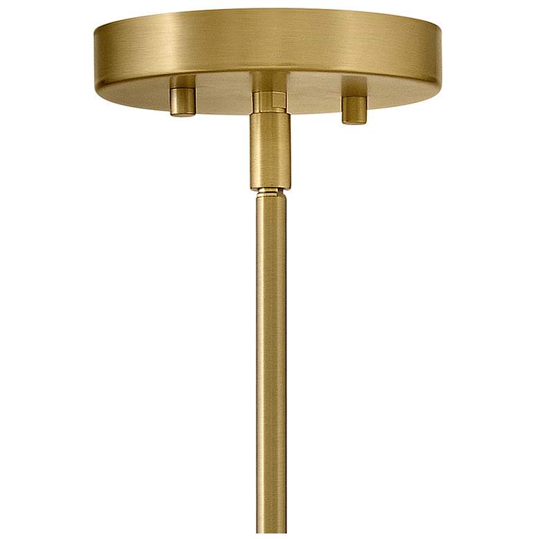 Image 4 Lark Sammi Interior Large Six Light Linear Chandelier 40" Lacquered Brass more views