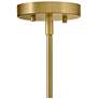 4_Lark Sammi Interior Large Six Light Linear Chandelier 40" Lacquered Brass more views