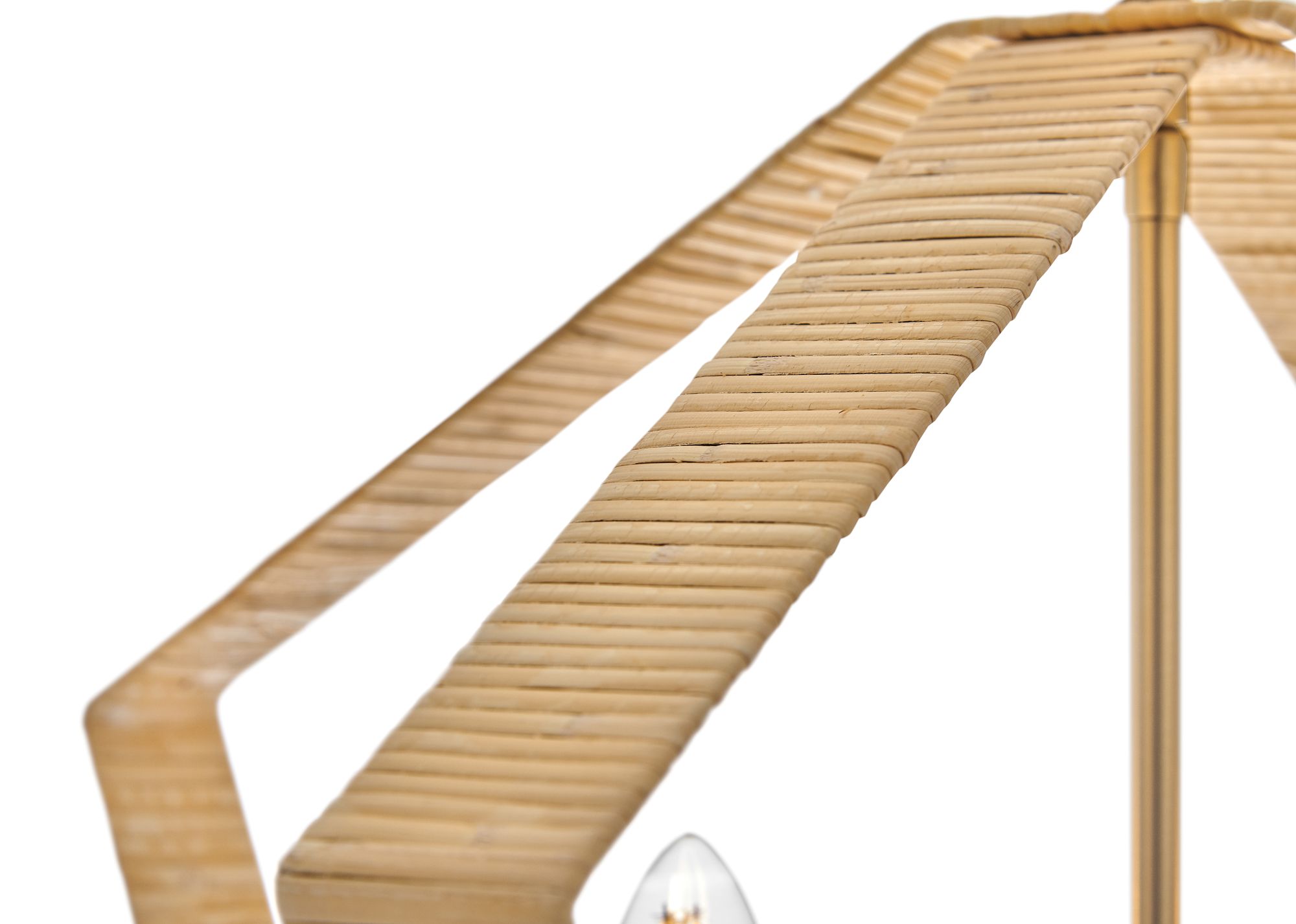 Image 7 Lark Sammi Large Pendant 20" Lacquered Brass more views