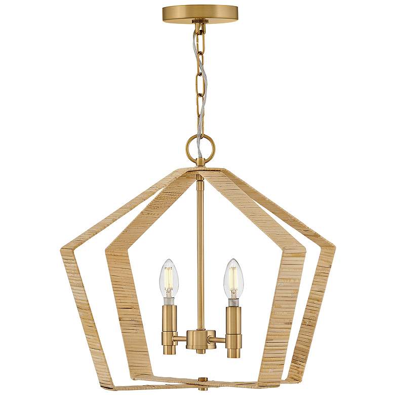 Image 1 Lark Sammi Large Pendant Lacquered Brass