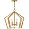 Lark Sammi Large Pendant Lacquered Brass