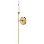 Thumbnail1 of Lark Sconce Large Single Light Sconce Lacquered Brass