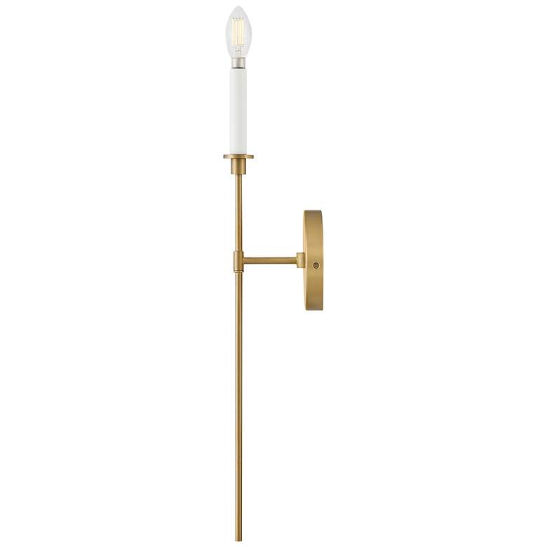 Image 5 Lark Sconce Large Single Light Sconce Lacquered Brass more views