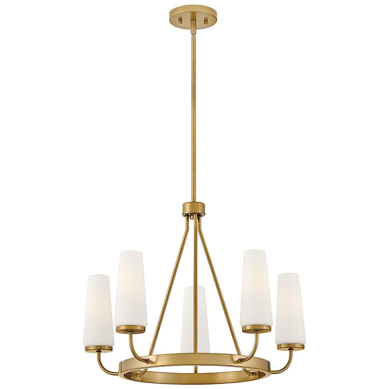 Image 3 Lark Selma Medium Single Tier Chandelier Gold more views