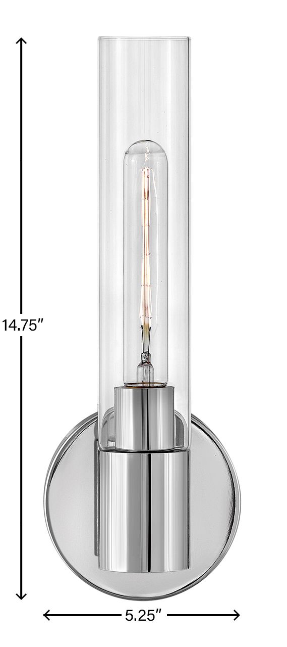 Lark-Shea Bath-Single Light Vanity-Chrome