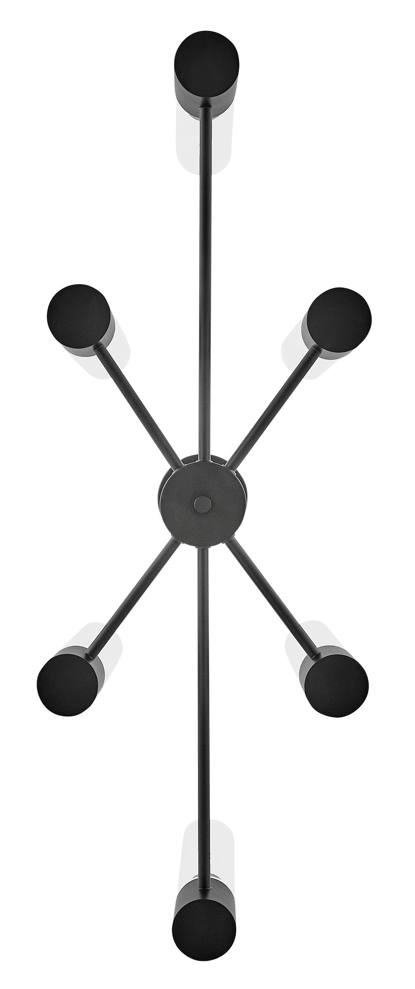 Image 6 Lark Shea Interior Small Linear Chandelier 34" Black more views