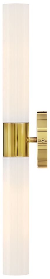 Image 5 Lark Shea Large Two Light Vanity 24" Bright Brass more views