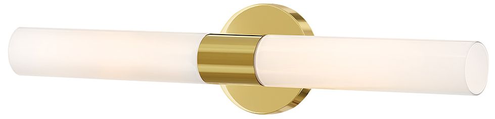 Image 6 Lark Shea Large Two Light Vanity 24" Bright Brass more views