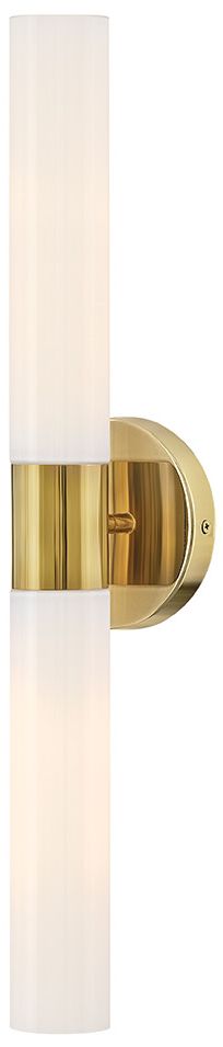 Image 7 Lark Shea Large Two Light Vanity 24" Bright Brass more views