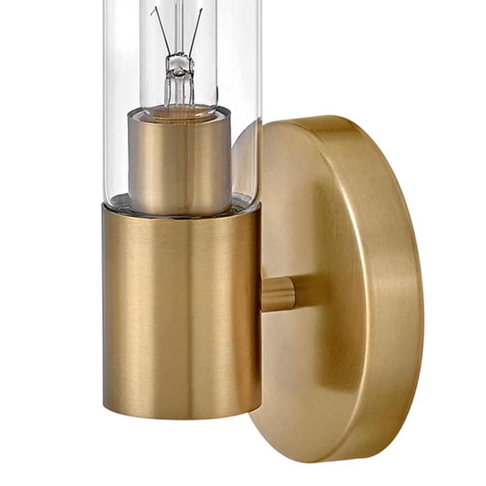 Image 6 Lark Shea Medium Single Light Vanity 14.75" Lacquered Brass more views