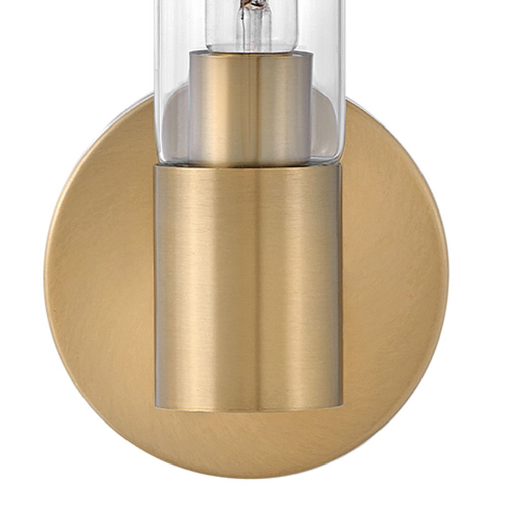 Image 7 Lark Shea Medium Single Light Vanity 14.75" Lacquered Brass more views