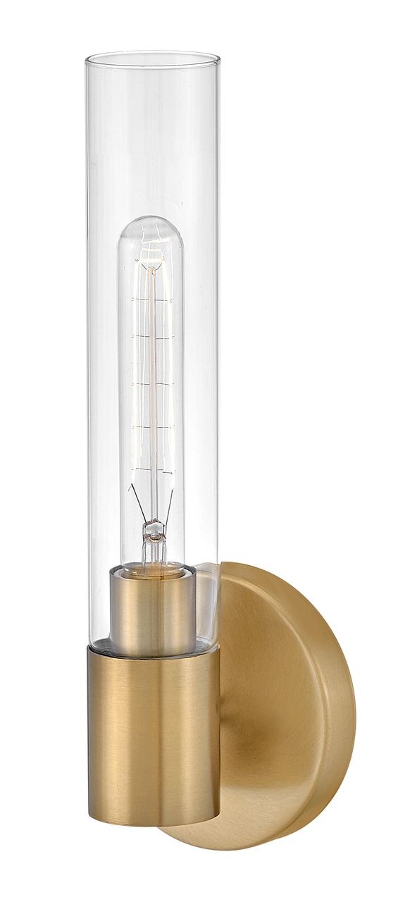 Image 3 Lark Shea Medium Single Light Vanity 14.75" Lacquered Brass more views