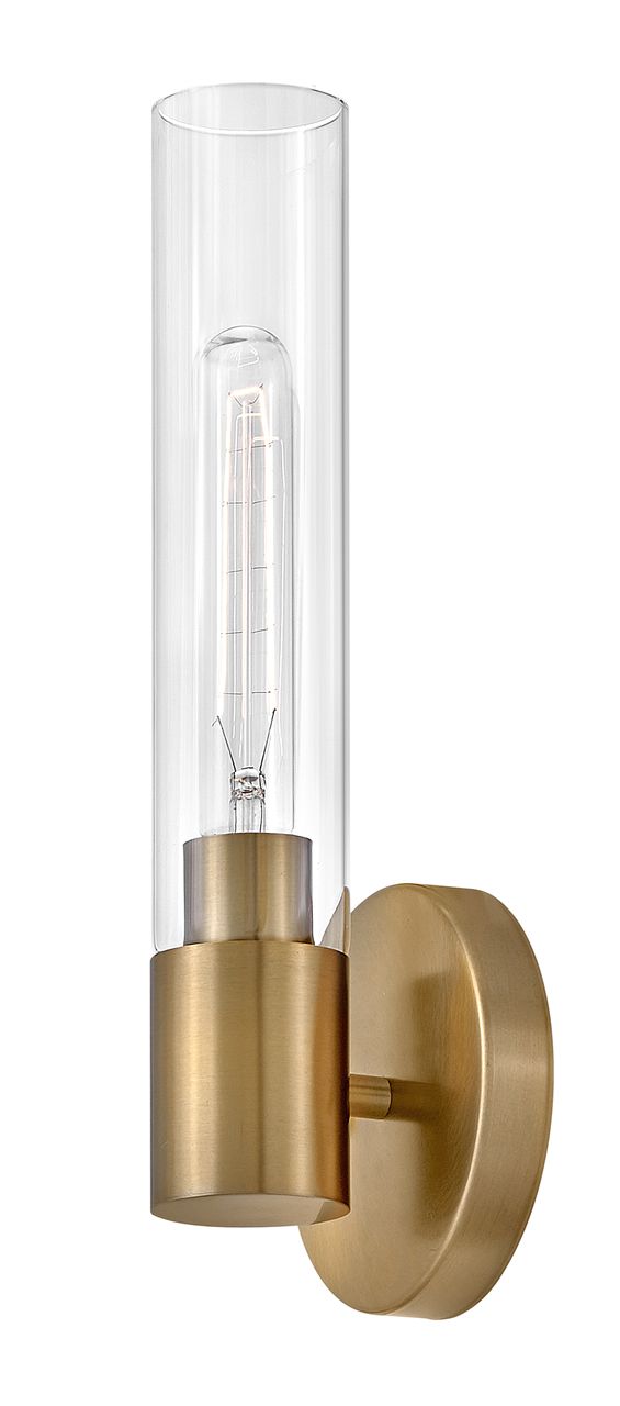 Image 5 Lark Shea Medium Single Light Vanity 14.75" Lacquered Brass more views