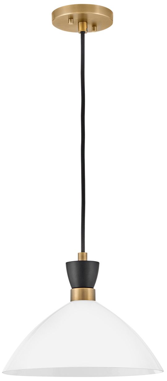 Lark Simon Interior Medium Single Light Convertible Pendant 13" Black