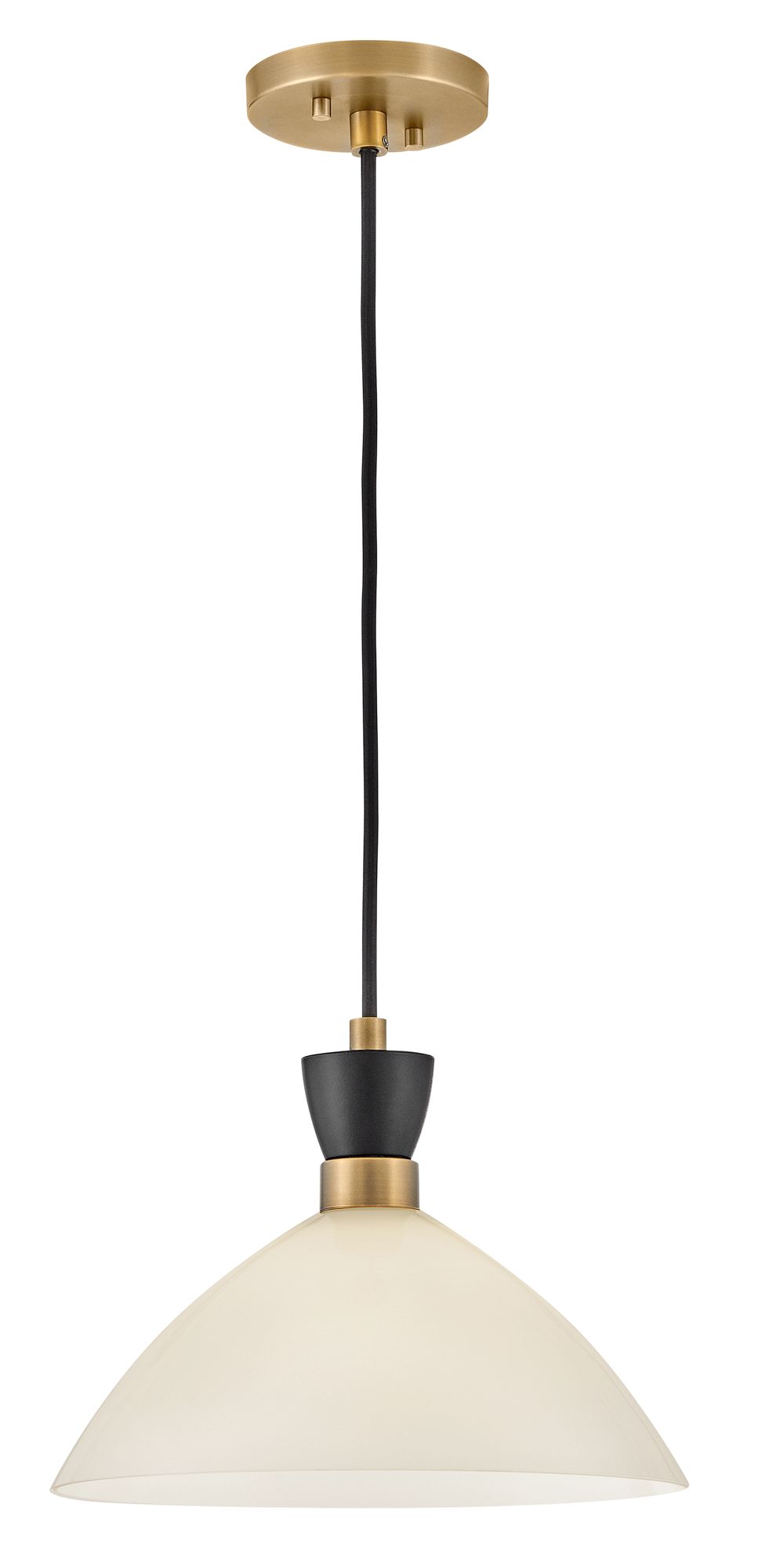 Image 2 Lark Simon Interior Medium Single Light Convertible Pendant 13" Black more views