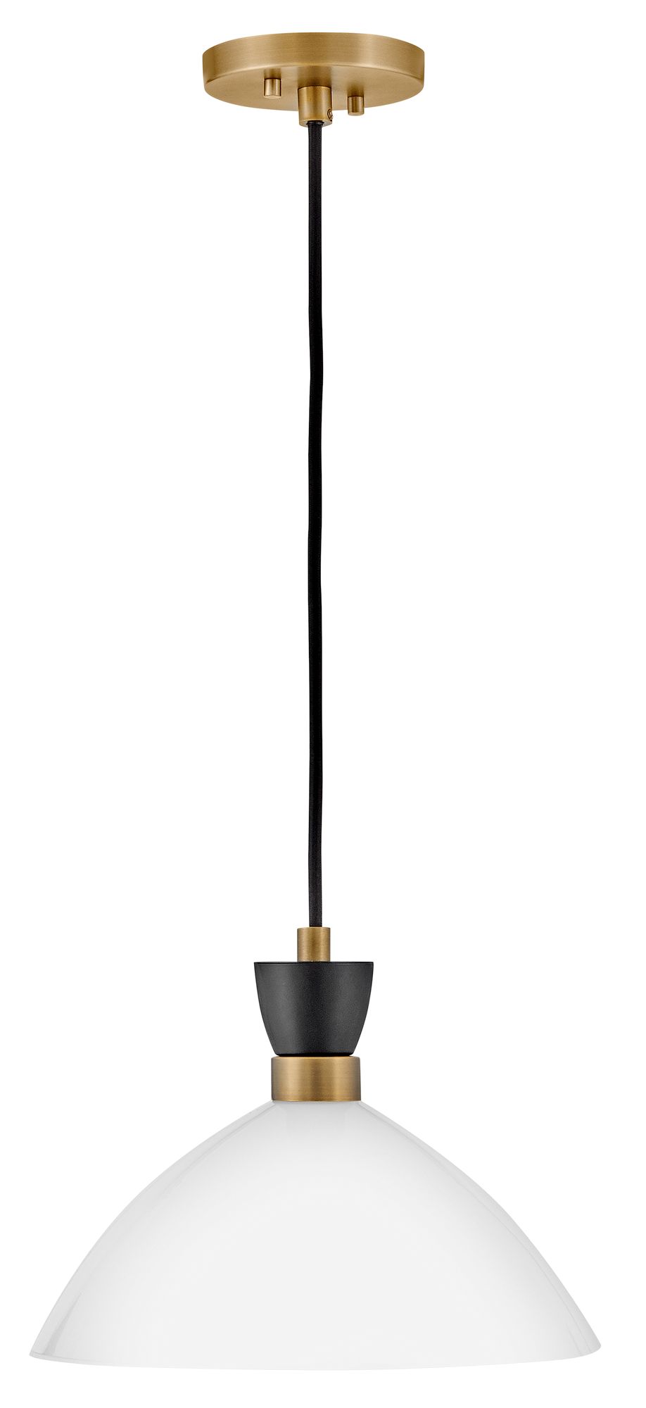 Image 5 Lark Simon Interior Medium Single Light Convertible Pendant 13" Black more views
