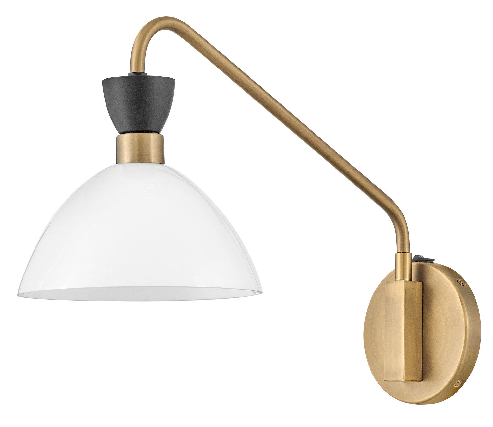 Image 4 Lark Simon Interior Medium Single Light Plug-In Sconce 13.25" Black more views