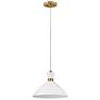 Lark-Simon Pendant-Single Light Convertible Pendant-Matte White