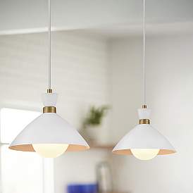 Image5 of Lark-Simon Pendant-Single Light Convertible Pendant-Matte White more views