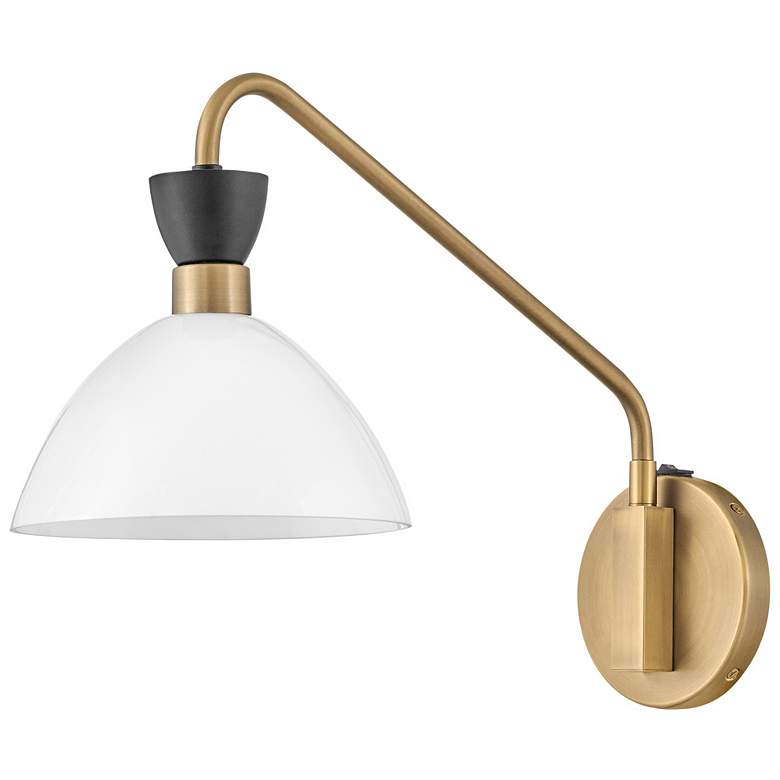 Image 1 Lark Simon Sconce Medium Single Light Sconce Black