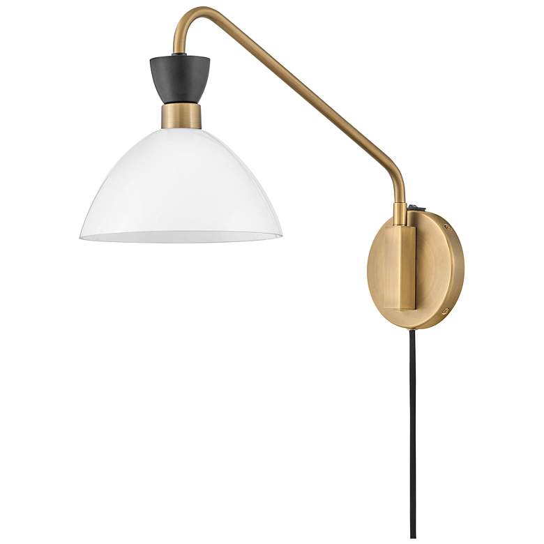 Image 2 Lark Simon Sconce Medium Single Light Sconce Black more views