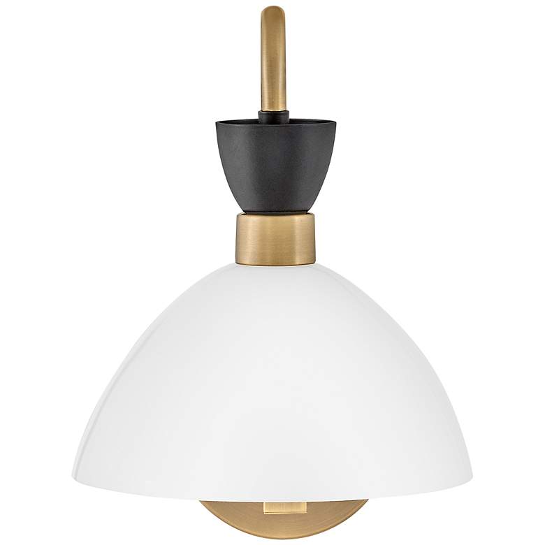 Image 3 Lark Simon Sconce Medium Single Light Sconce Black more views