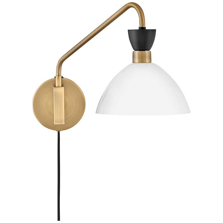 Image 6 Lark Simon Sconce Medium Single Light Sconce Black more views