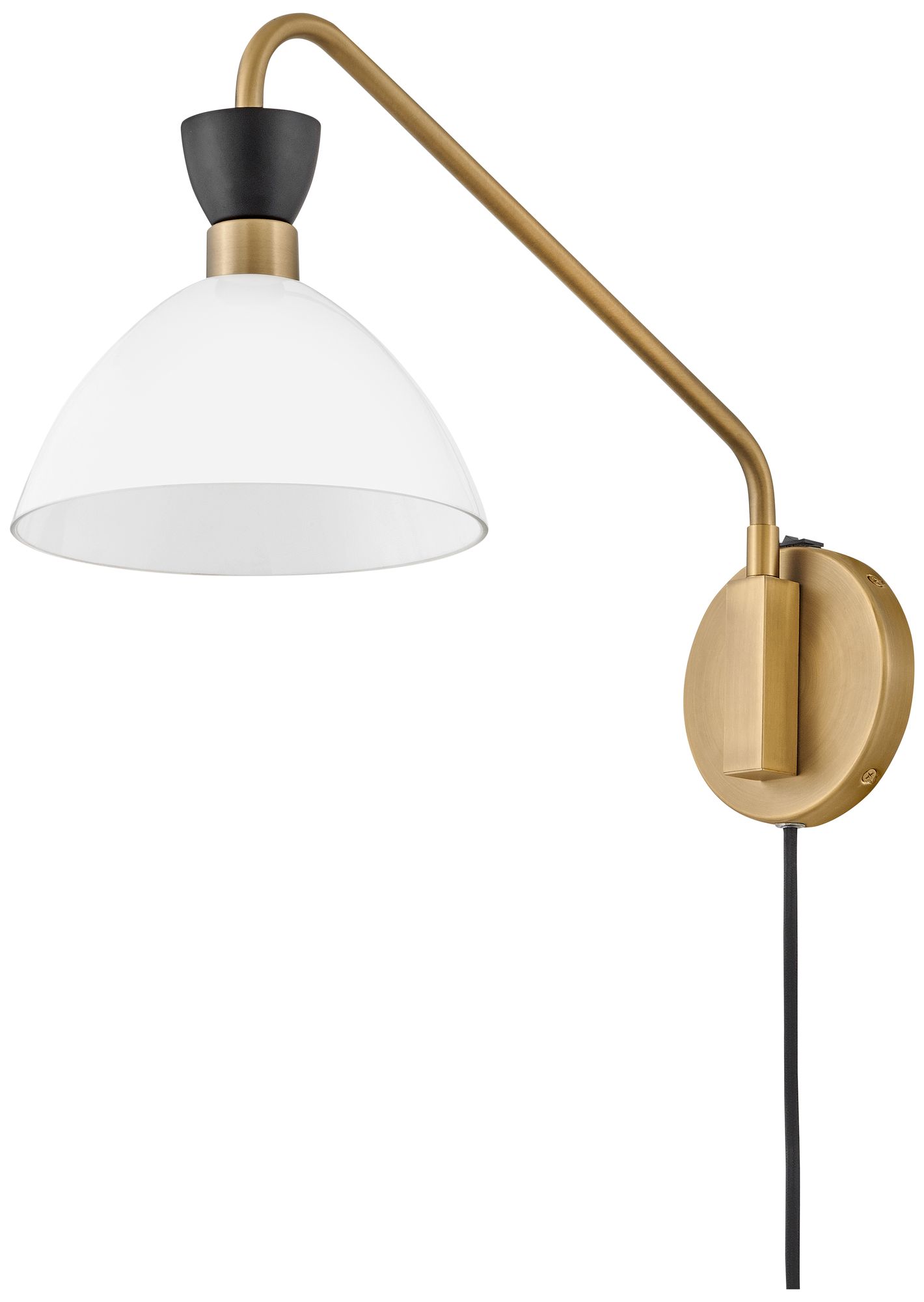 Lark Simon Sconce Medium Single Light Sconce Black