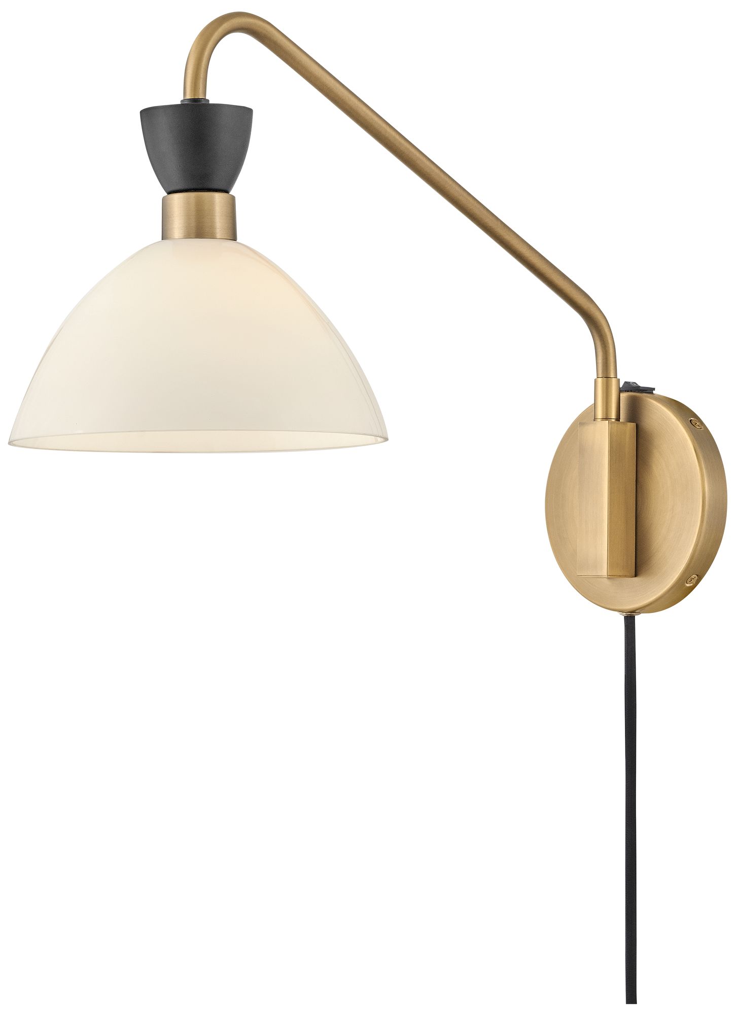 Lark Simon Sconce Medium Single Light Sconce Black