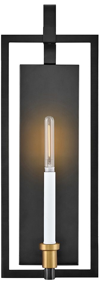 Image 6 Lark Stassi Interior Medium Single Light Sconce 21.25" Black more views