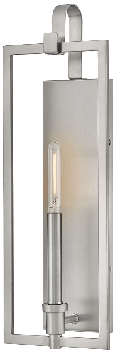 Lark Stassi Interior Medium Single Light Sconce 21.25" Brushed Nickel