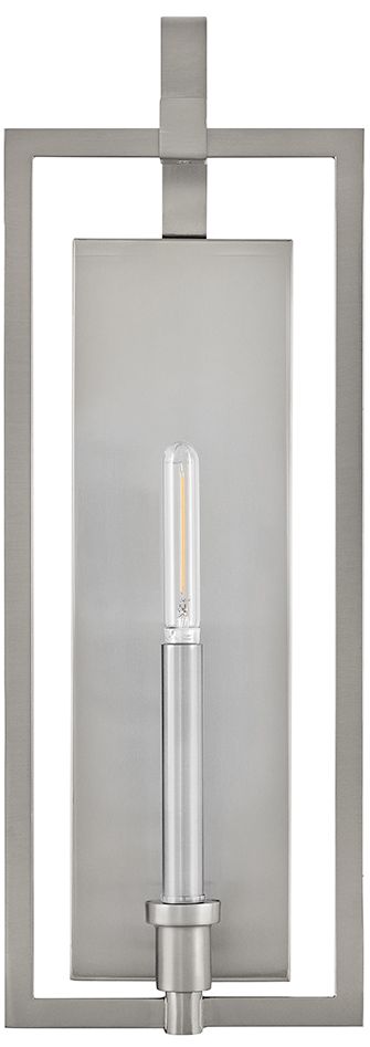 Image 2 Lark Stassi Interior Medium Single Light Sconce 21.25" Brushed Nickel more views