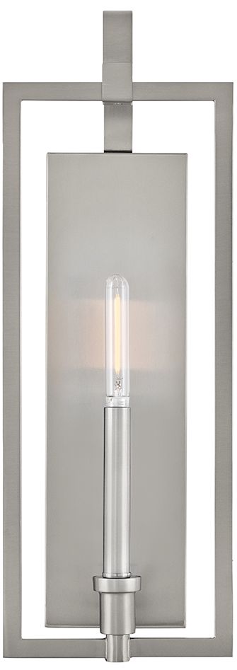 Image 6 Lark Stassi Interior Medium Single Light Sconce 21.25" Brushed Nickel more views