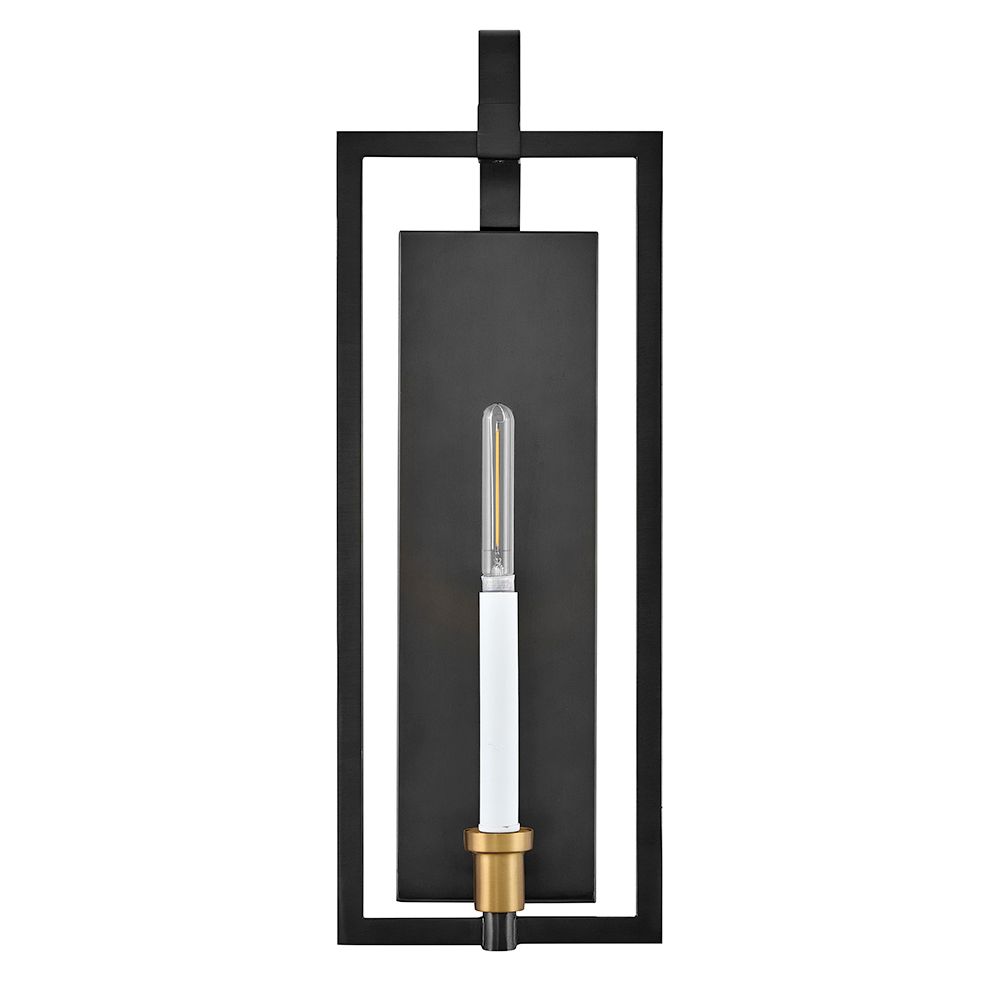 Image 2 Lark Stassi Interior Medium Single Light Sconce 21.25" Black more views