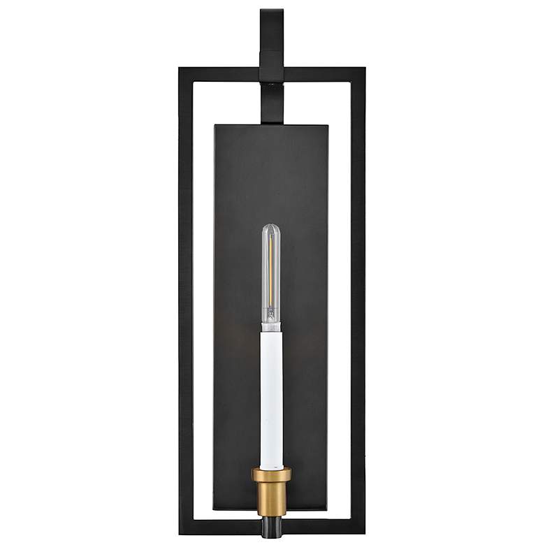 Image 2 Lark Stassi Interior Medium Single Light Sconce 7.5" Black more views