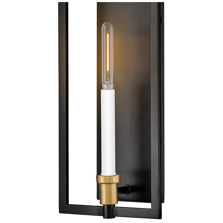 Image 4 Lark Stassi Interior Medium Single Light Sconce 7.5" Black more views